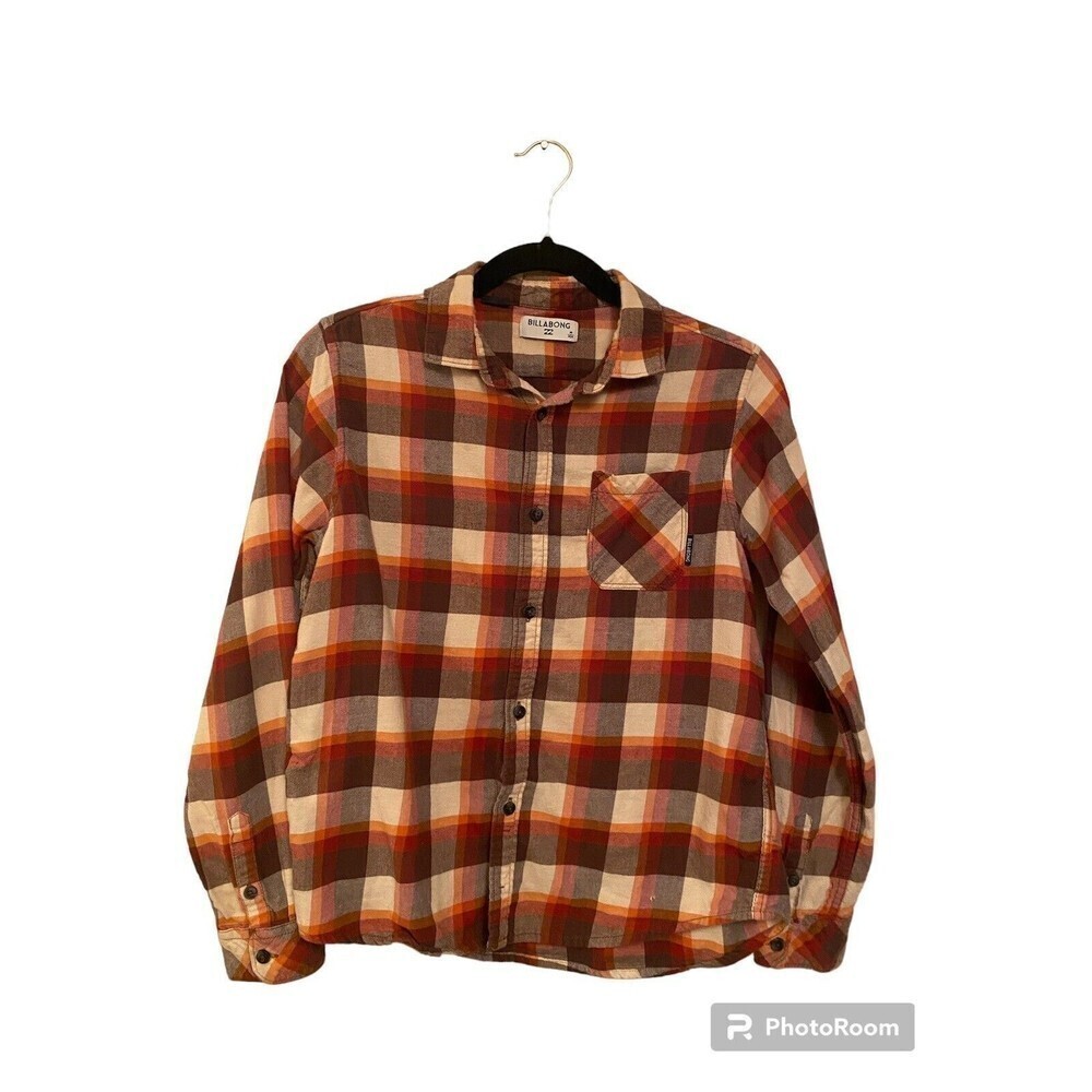 Plaid Button-Up Shirt